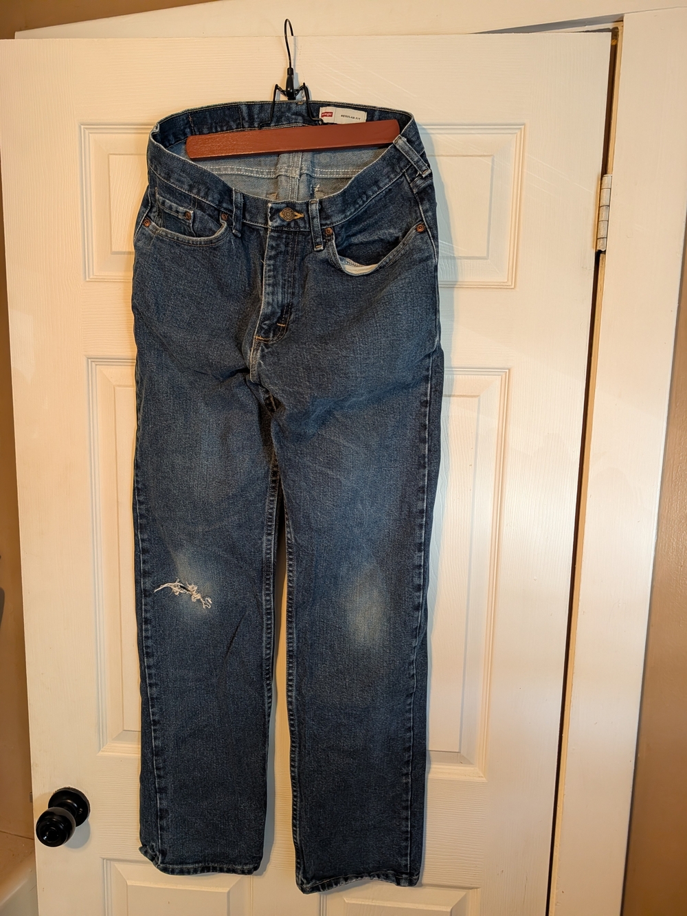 Classic Men's Blue Denim Jeans